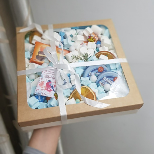 Зефирно-конфетная коробочка