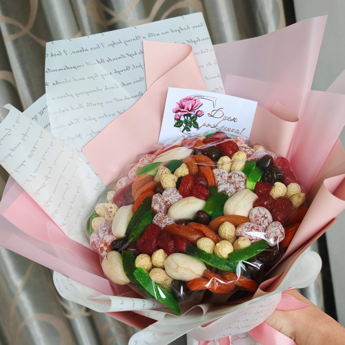 Микс букет Контраст 20см