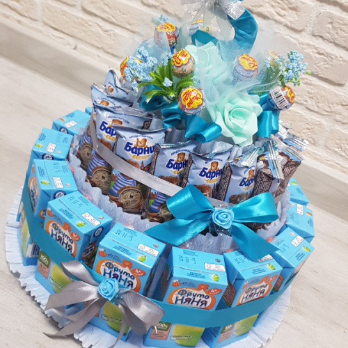 Торт в детский сад 2 яруса